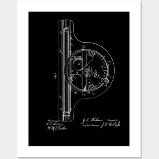 Typewriter Vintage Patent Hand Drawing Posters and Art